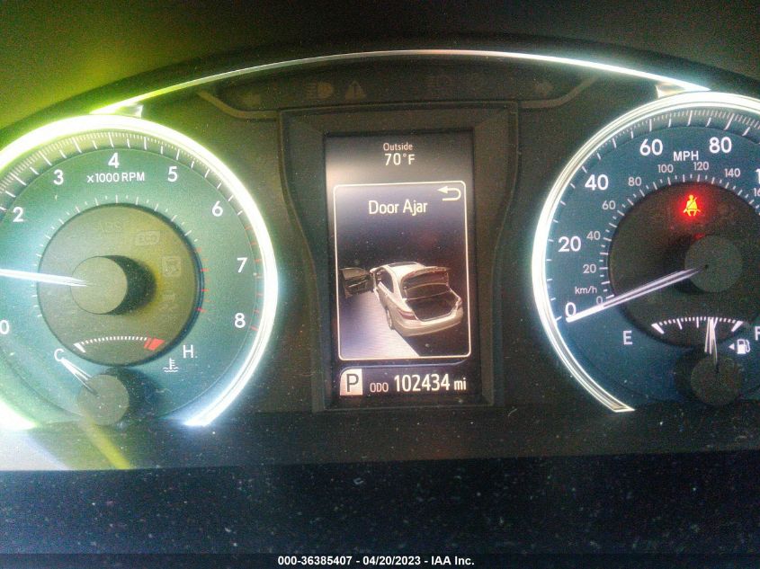 2016 TOYOTA CAMRY XLE/SE/LE/XSE - 4T1BF1FK4GU505091