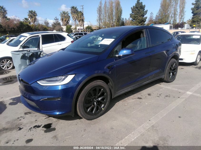 2022 TESLA MODEL X - 7SAXCDE59NF364284