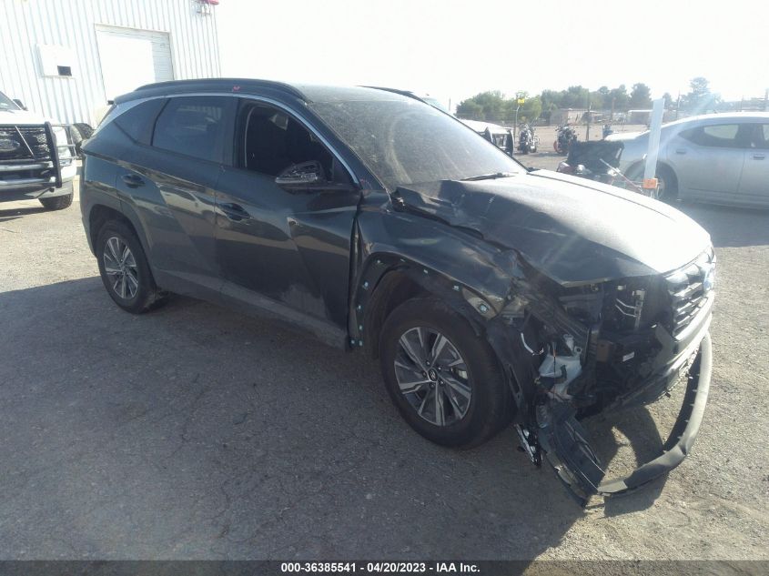 2022 HYUNDAI TUCSON HYBRID BLUE - KM8JBCA17NU030311