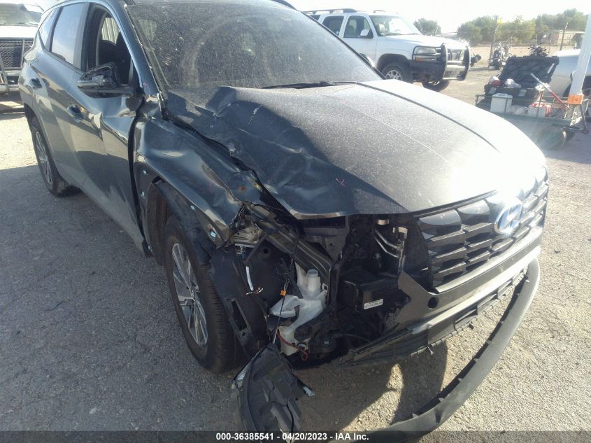 2022 HYUNDAI TUCSON HYBRID BLUE - KM8JBCA17NU030311