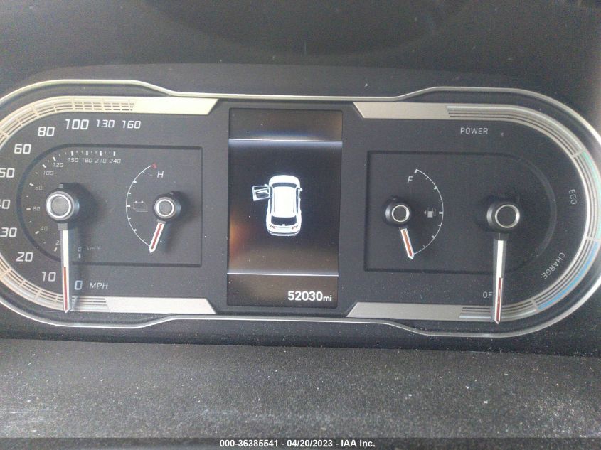 2022 HYUNDAI TUCSON HYBRID BLUE - KM8JBCA17NU030311