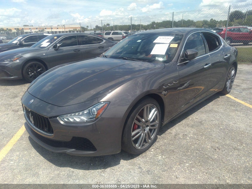 VIN ZAM57XSA8H1230063 2017 MASERATI GHIBLI