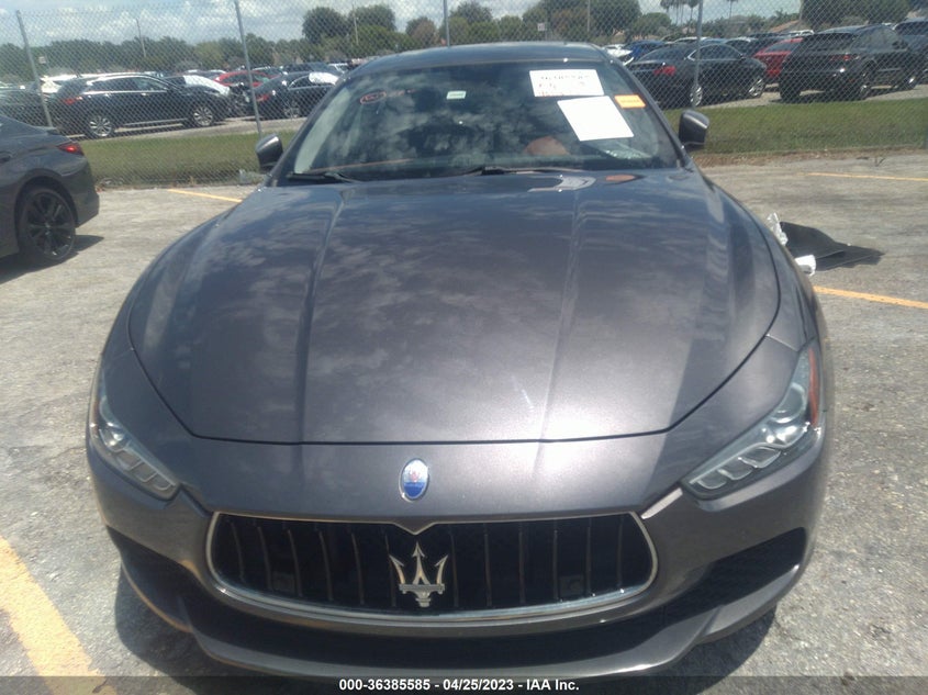 VIN ZAM57XSA8H1230063 2017 MASERATI GHIBLI
