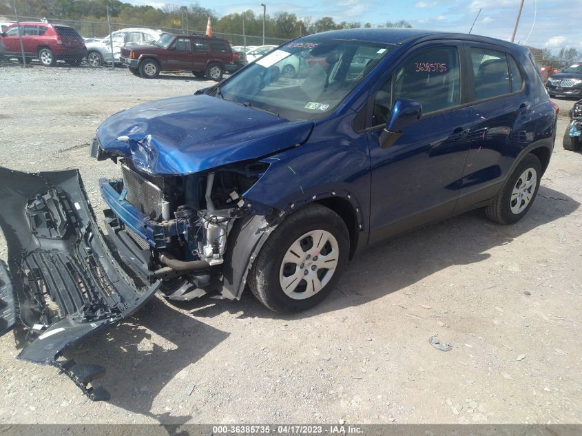 2017 CHEVROLET TRAX LS - 3GNCJKSB9HL211126