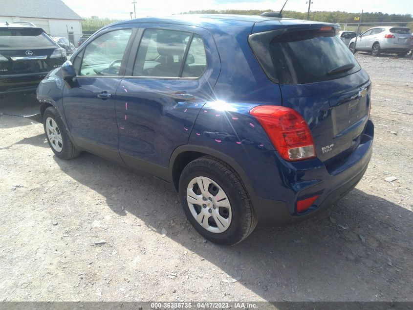 2017 CHEVROLET TRAX LS - 3GNCJKSB9HL211126