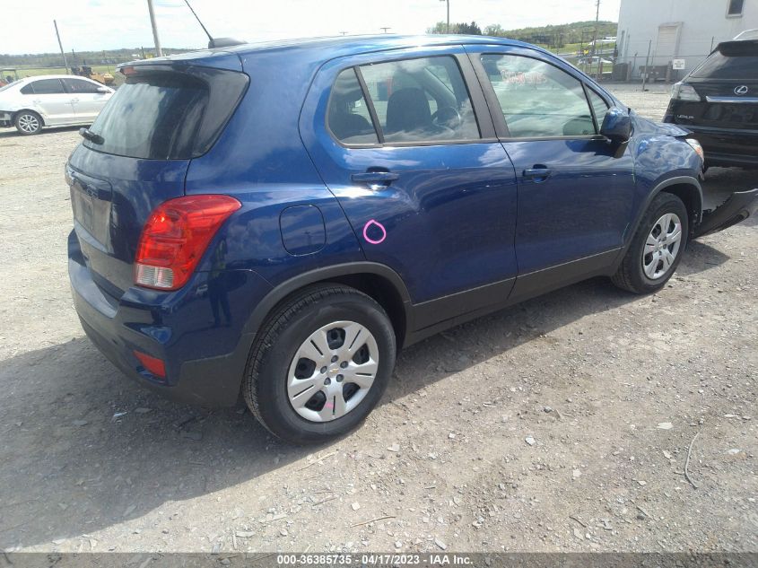 2017 CHEVROLET TRAX LS - 3GNCJKSB9HL211126