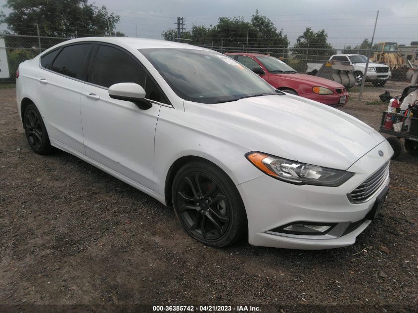 2018 FORD FUSION SE - 3FA6P0HD5JR224305