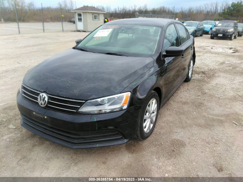 2015 VOLKSWAGEN JETTA SEDAN 1.8T SE - 3VWB17AJ9FM424527