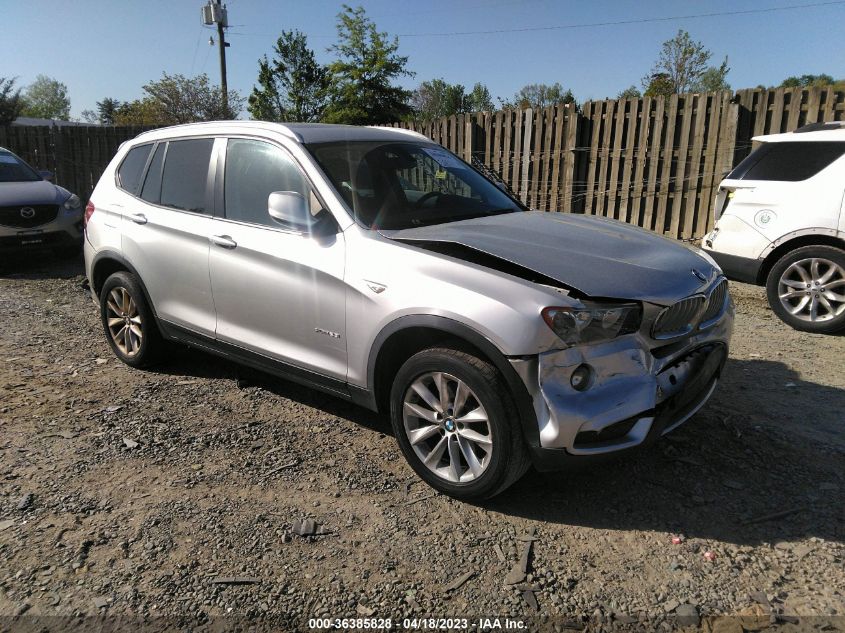 2013 BMW X3 XDRIVE28I - 5UXWX9C58D0A26984