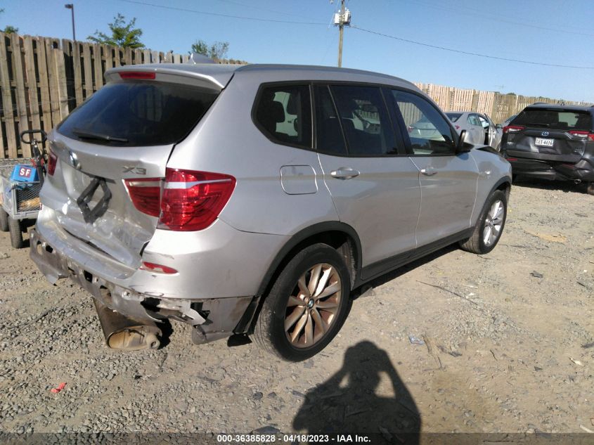 2013 BMW X3 XDRIVE28I - 5UXWX9C58D0A26984