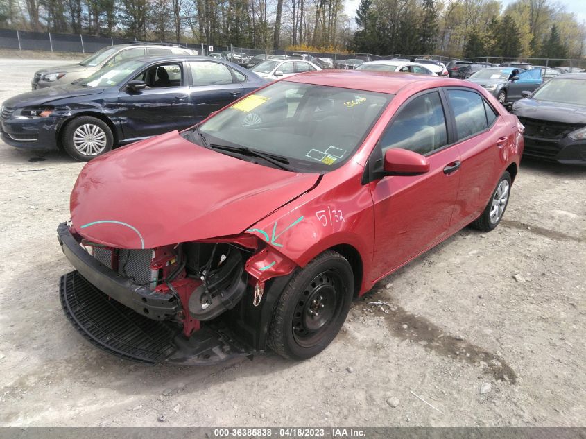 2016 TOYOTA COROLLA L/LE/S/S PLUS/LE PLUS - 2T1BURHE3GC641712