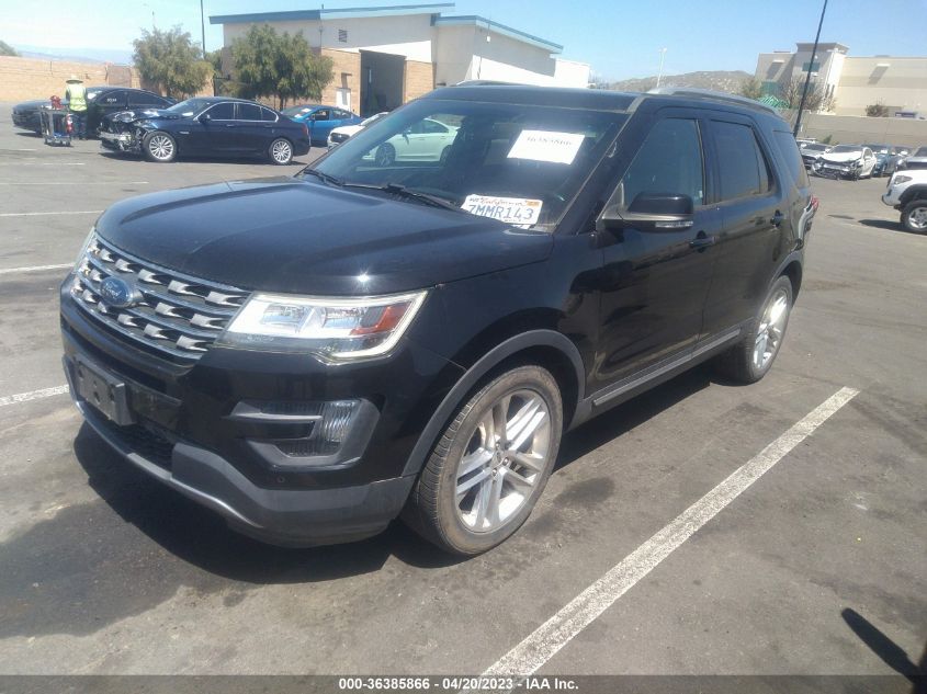 2016 FORD EXPLORER XLT - 1FM5K7D83GGA09877
