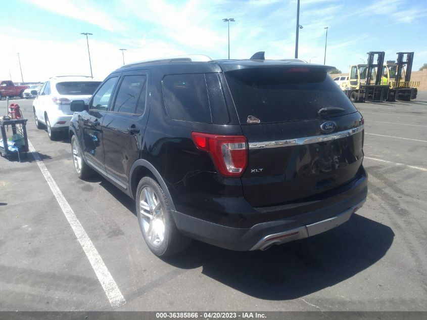 2016 FORD EXPLORER XLT - 1FM5K7D83GGA09877