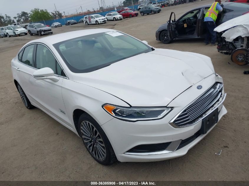 2018 FORD FUSION ENERGI SE - 3FA6P0PU5JR260786