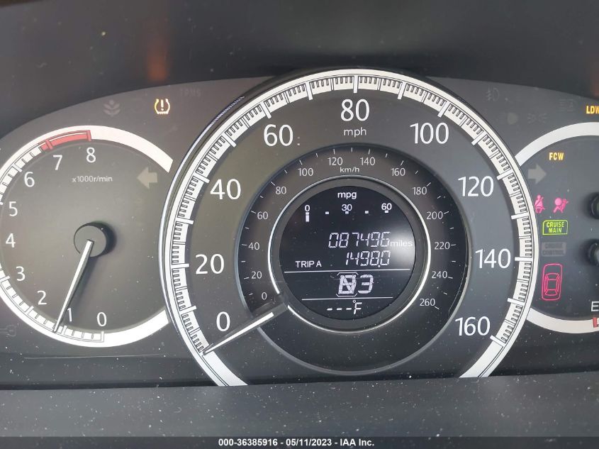 2015 HONDA ACCORD SEDAN EX-L - 1HGCR3F81FA035586