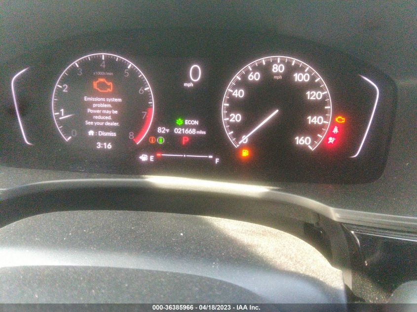 2022 HONDA CIVIC SEDAN SPORT - 2HGFE2F57NH541545