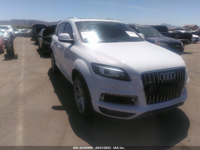 2013 AUDI Q7 3.0T S LINE PRESTIGE - WA1DGAFE5DD011462