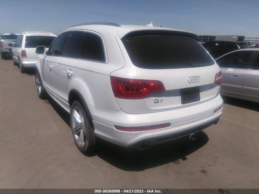 2013 AUDI Q7 3.0T S LINE PRESTIGE - WA1DGAFE5DD011462