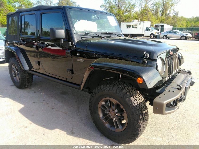 2017 JEEP WRANGLER UNLIMITED 75TH ANNIVERSARY - 1C4BJWEG4HL511963
