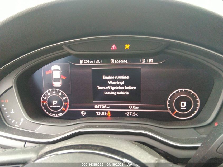 2017 AUDI A4 SEASON OF AUDI PREMIUM - WAUDNAF44HN056991
