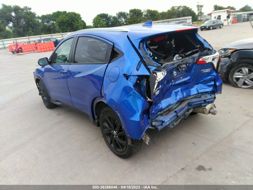 VIN 3CZRU6H18MM738380 2021 HONDA HR-V SPORT