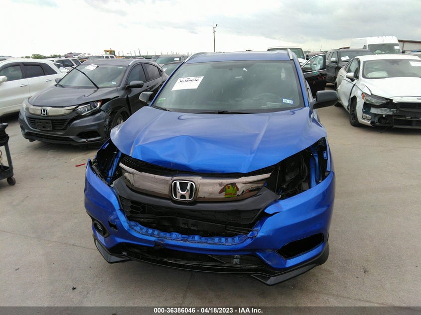 VIN 3CZRU6H18MM738380 2021 HONDA HR-V SPORT