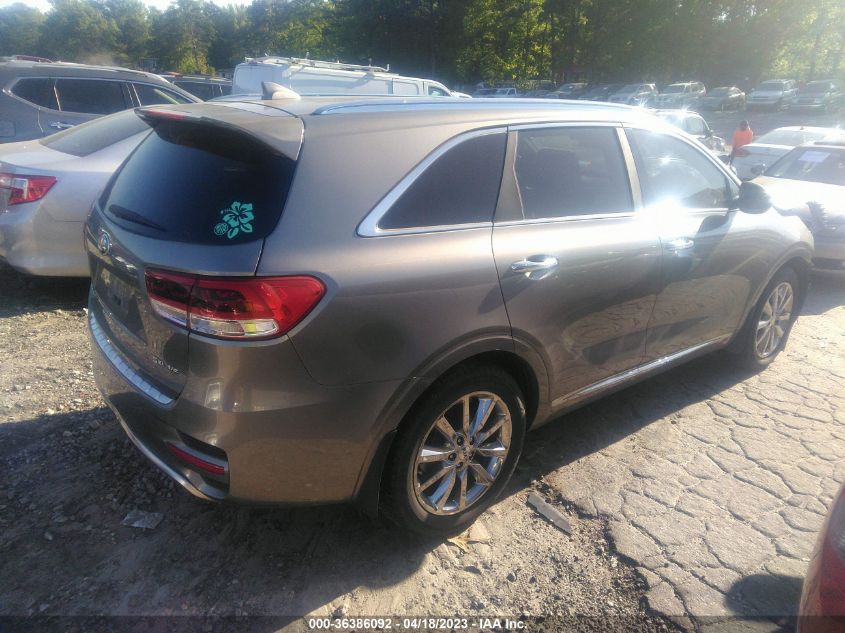 2016 KIA SORENTO SXL - 5XYPK4A54GG121368