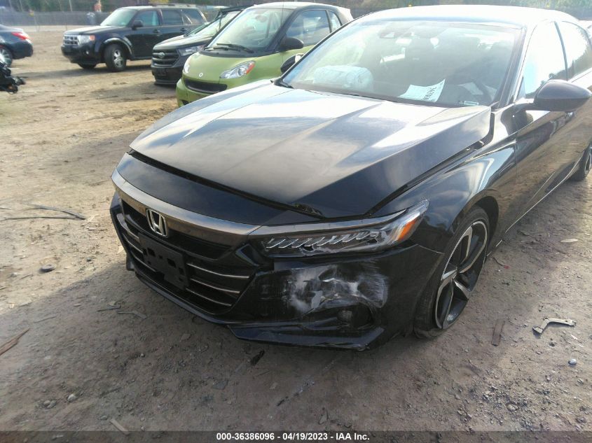 2022 HONDA ACCORD SEDAN SPORT - 1HGCV1F3XNA023312
