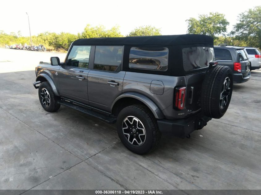 2021 FORD BRONCO BASE/BIG BEND - 1FMEE5BP0MLA90362