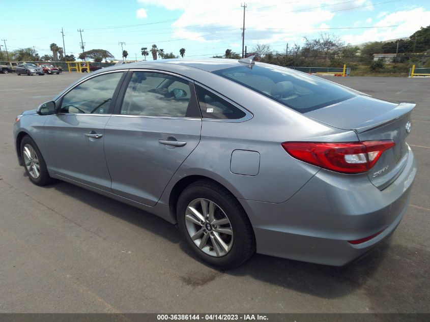 2016 HYUNDAI SONATA 2.4L SE - 5NPE24AF7GH338759