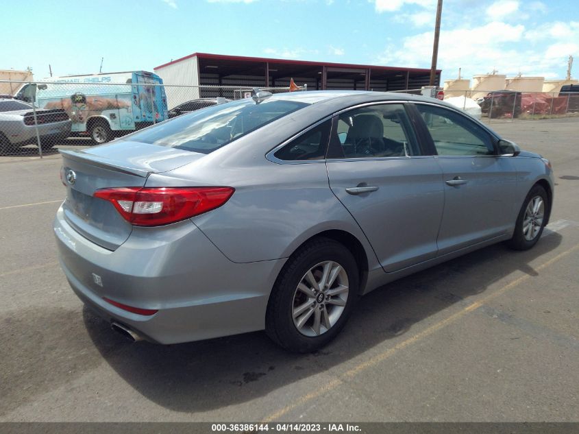 2016 HYUNDAI SONATA 2.4L SE - 5NPE24AF7GH338759