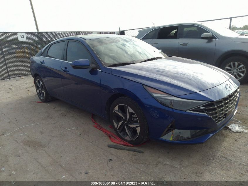 2021 HYUNDAI ELANTRA LIMITED - 5NPLP4AG9MH014239