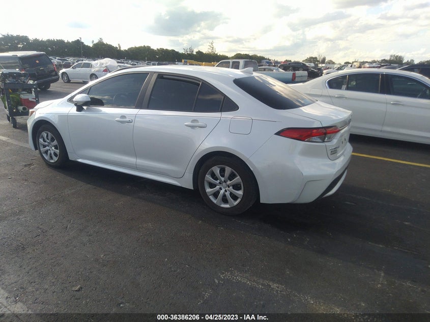 VIN 5YFEPMAE2NP300249 2022 TOYOTA COROLLA LE