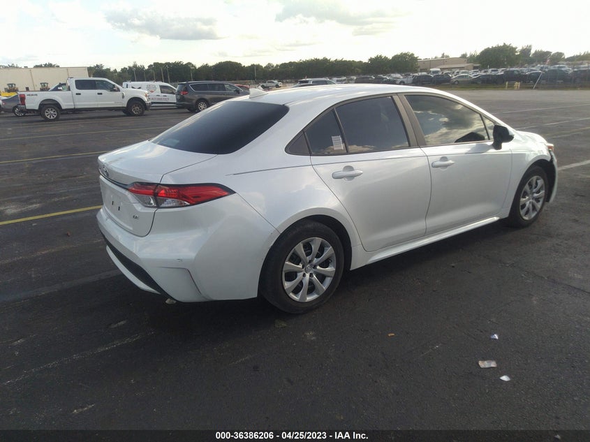 VIN 5YFEPMAE2NP300249 2022 TOYOTA COROLLA LE
