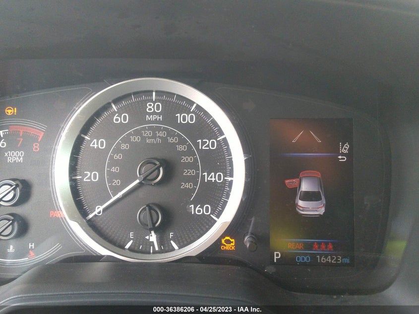 VIN 5YFEPMAE2NP300249 2022 TOYOTA COROLLA LE