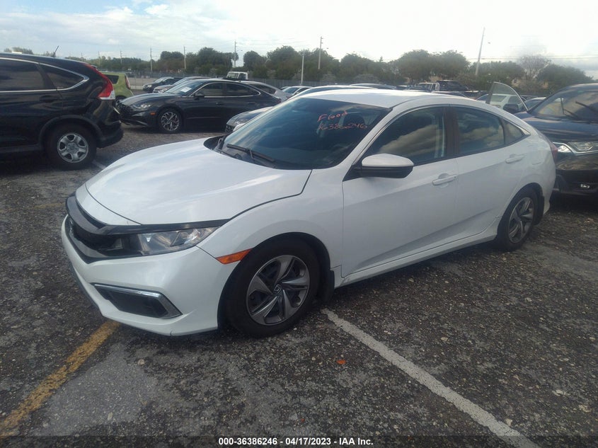 VIN 2HGFC2F69MH509273 2021 HONDA CIVIC SEDAN LX