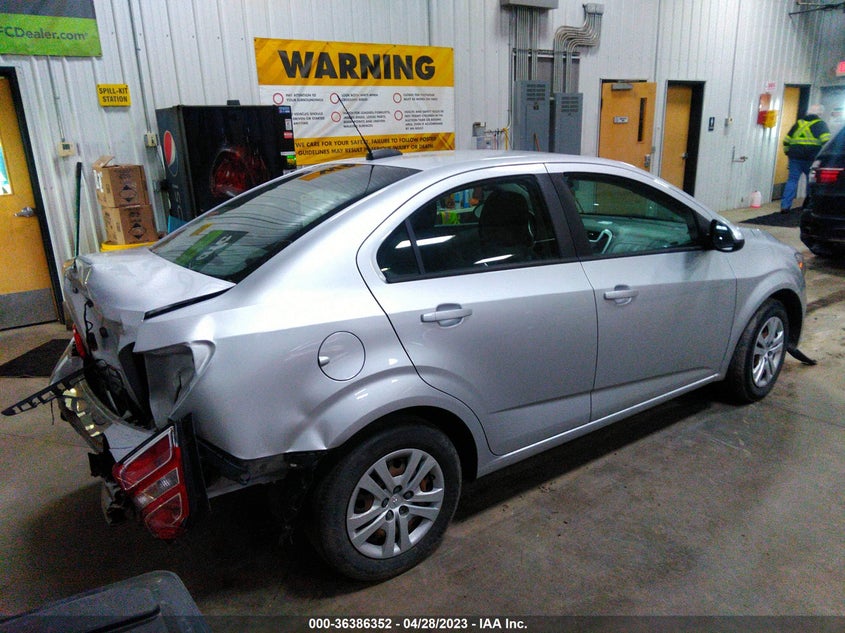 VIN 1G1JB5SH5H4122672 2017 CHEVROLET SONIC LS