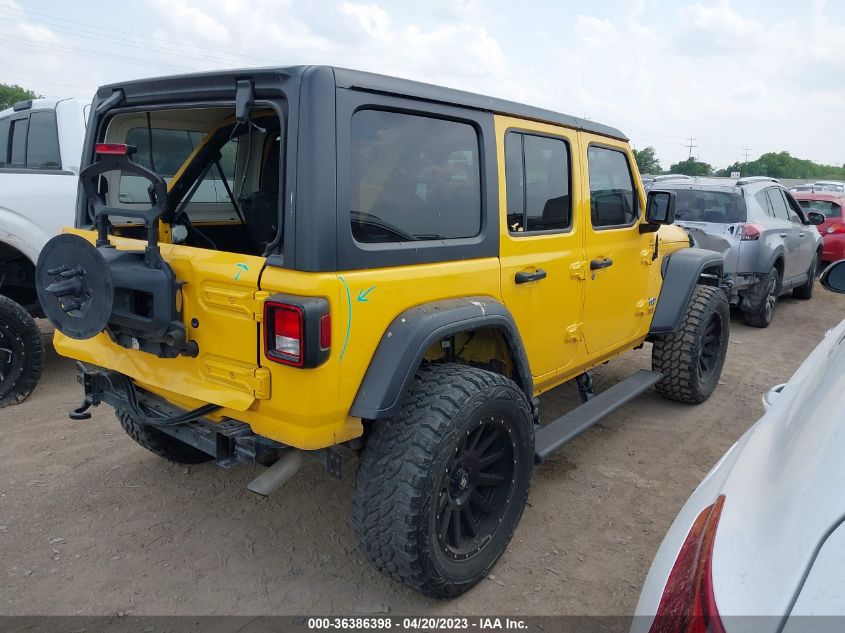 2020 JEEP WRANGLER UNLIMITED SPORT S - 1C4HJXDGXLW282665