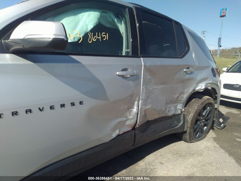 2021 CHEVROLET TRAVERSE RS - 1GNERJKW4MJ268981