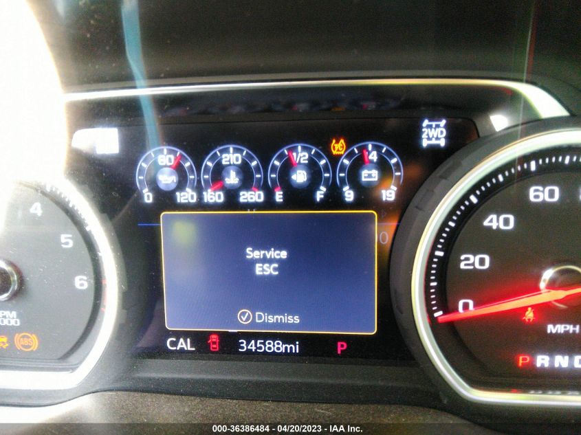 2019 CHEVROLET SILVERADO 1500 LTZ - 3GCUYGED8KG274155