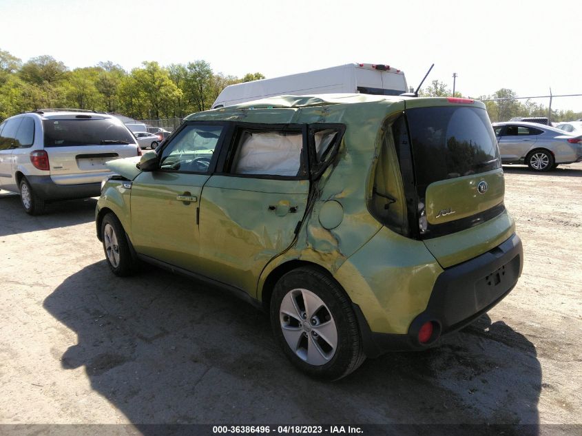 2015 KIA SOUL BASE - KNDJN2A26F7750861