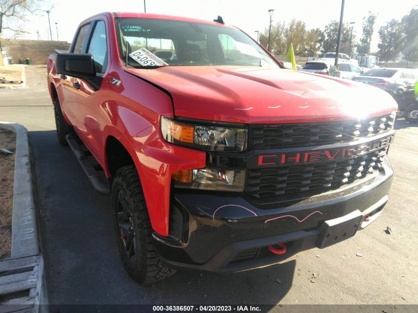 2021 CHEVROLET SILVERADO 1500 CUSTOM TRAIL BOSS - 1GCPYCEF6MZ452512