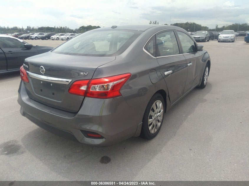 VIN 3N1AB7AP8HL720148 2017 NISSAN SENTRA SV