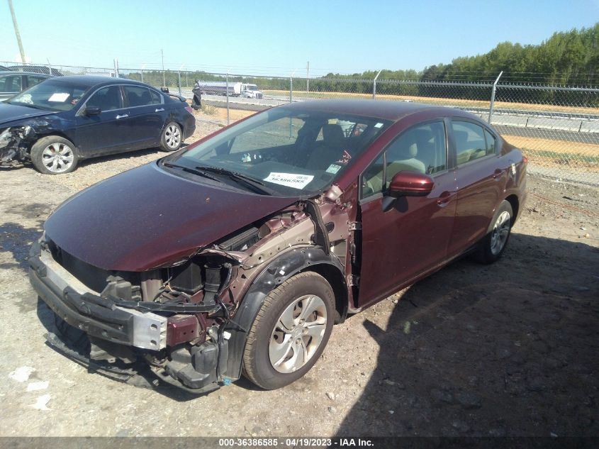 2014 HONDA CIVIC SEDAN LX - 19XFB2F59EE041633