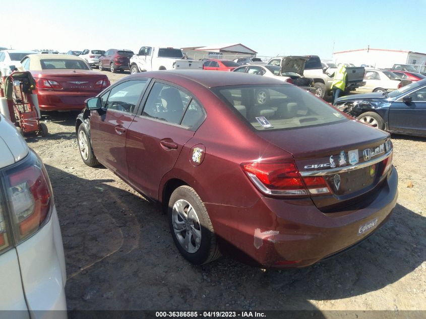 2014 HONDA CIVIC SEDAN LX - 19XFB2F59EE041633