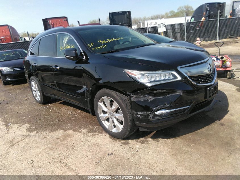 2016 ACURA MDX W/ADVANCE/W/ADVANCE - 5FRYD4H98GB050947