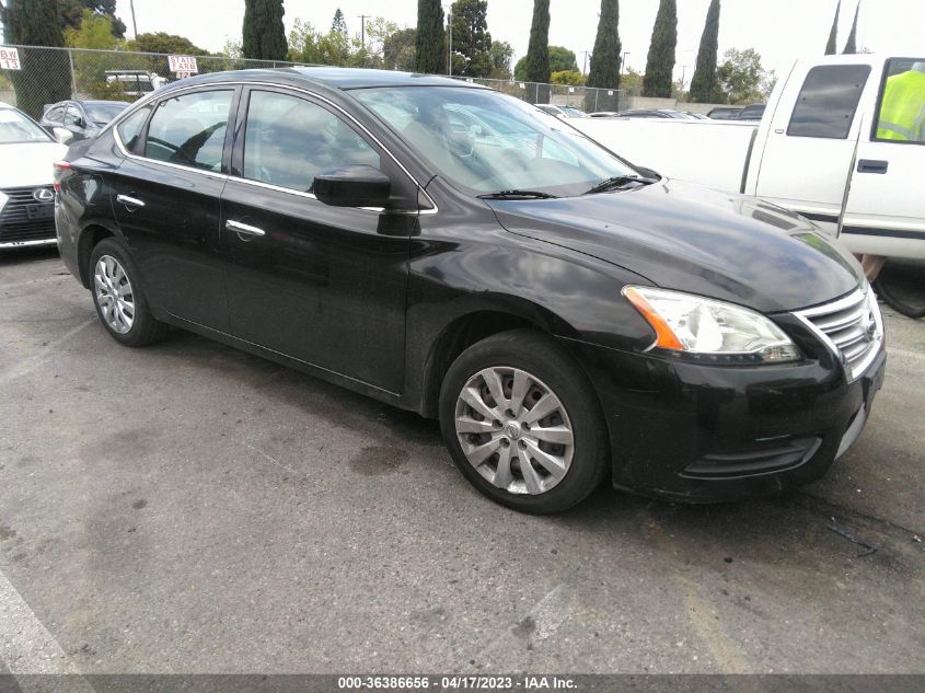 2014 NISSAN SENTRA S - 3N1AB7APXEY287415