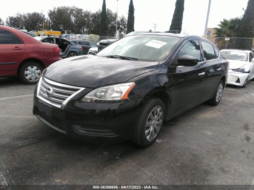 2014 NISSAN SENTRA S - 3N1AB7APXEY287415