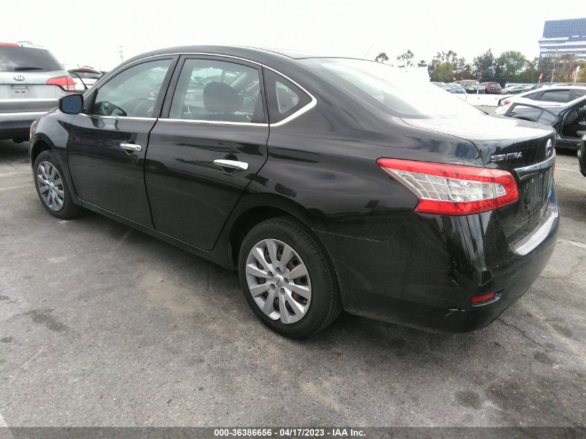 2014 NISSAN SENTRA S - 3N1AB7APXEY287415