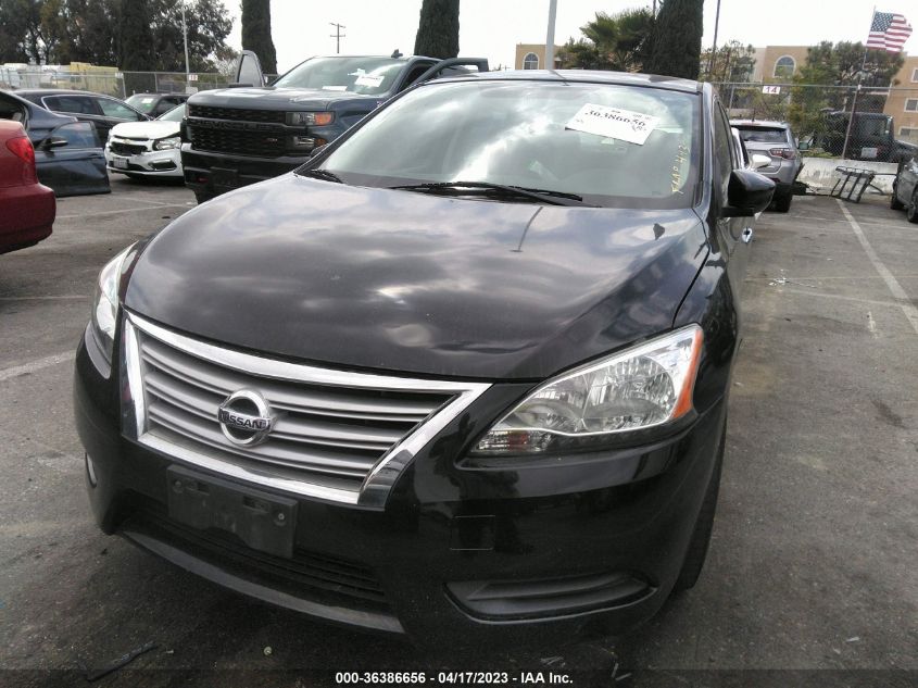 2014 NISSAN SENTRA S - 3N1AB7APXEY287415